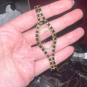 Sabika Black & Gold Bracelet